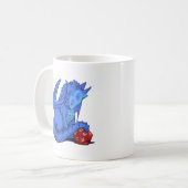 D20 Blue Dragon Koffiemok (Voorkant links)