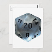 D20 BRIEFKAART (Voorkant / Achterkant)