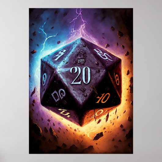D20 De Storm Poster (Voorkant)