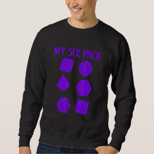 D20-desktop Rpg-gamer bekijk mijn 6-pack D Trui