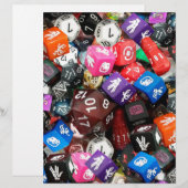 d20-dice (Voorkant / Achterkant)