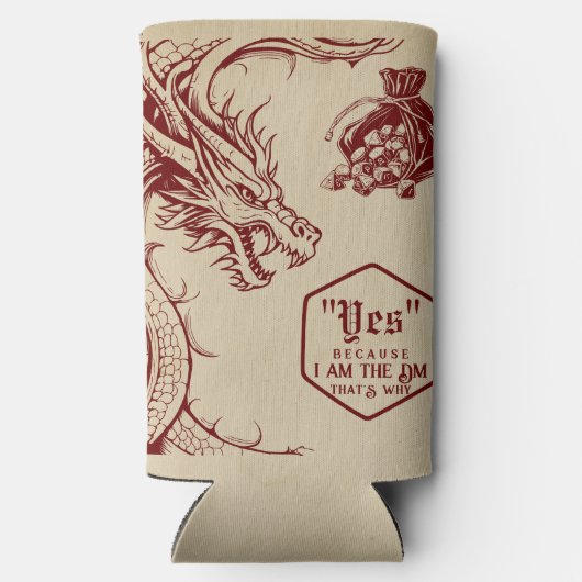 D20 Dice Celtic Dragon DND RPG DM Gamer Gift (Achterkant)