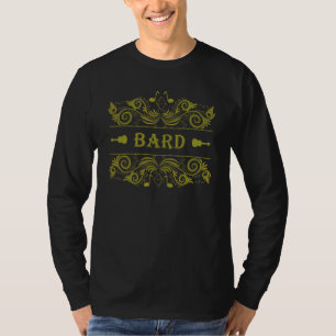 D20 Dobbelsteen Bard Rpg Klasse Tafelblad Rollensp T-shirt