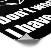 D20 Fail Dont Worry I Have A Plan  Poster (Hoek)