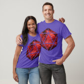 D20 Gebroken zicht T-shirt (Unisex)