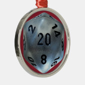 D20 METALEN ORNAMENT (Rechts)