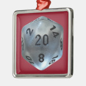 D20 METALEN ORNAMENT (Links)