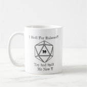 D20 Onspillbare Mok (Links)
