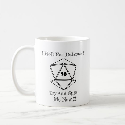 D20 Onspillbare Mok (Links)