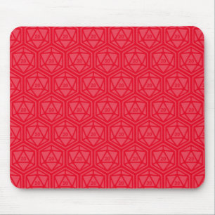 D20 Patroon Aangepaste achtergrondkleurenmuis Muismat