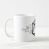 D20: twintig zijkanten koffiemok (Links)