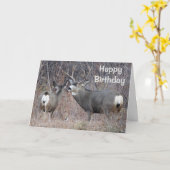 D29 Mule Deer Kaart (Gele Bloem)