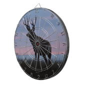 D3 Mule Deer Buck Sunrise Buck Dartbord (Voorkant Rechts)