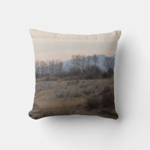 D4 Mule Deer bok en Sweet Grass Hills Kussen