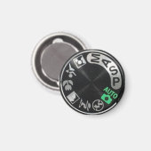 D90 Wijzerplaat Magneet (Voorkant / Achterkant)