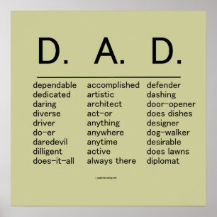 D.A.D. Vaderdag Poster