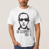 D.B. Cooper 1 F.B.I 0 T-shirt (Voorkant)