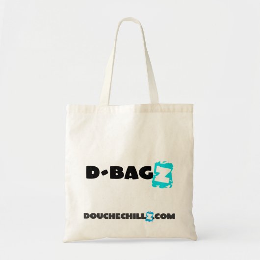 D-Bagz Douchechillz Canvas Tas - Blauw (Voorkant)
