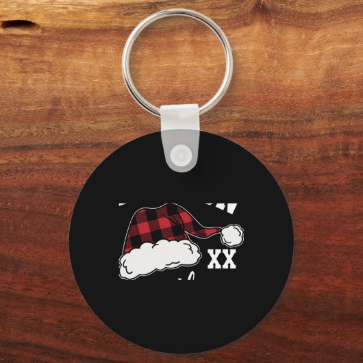 D Buffalo Plaid Matching Family T Shirt Sleutelhanger (Voorkant)