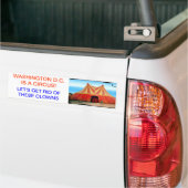D.C. is een Circus Bumpersticker (Op Truck)