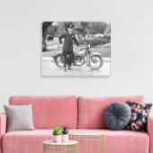 D.C. motoragent, 1932 Canvas Afdruk (Insitu (Woonkamer))