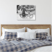 D.C. motoragent, 1932 Canvas Afdruk (Insitu (Slaapkamer))