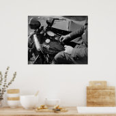 D.C. Motorcycle Cop, jaren '30 Poster (Keuken)