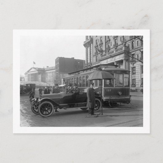 D.C. Traffic Cop, 1913 Briefkaart (Voorkant)