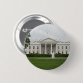D.C. Witte huis Ronde Button 5,7 Cm (Voorkant /achterkant)