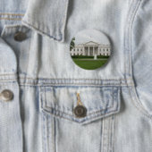 D.C. Witte huis Ronde Button 5,7 Cm (In situ)