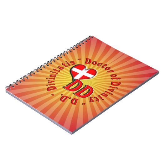 D CIRCULAIRE ACRONYM LOGO ARTS VAN DIVINITEIT NOTITIEBOEK (Linkerzijde)