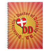 D CIRCULAIRE ACRONYM LOGO ARTS VAN DIVINITEIT NOTITIEBOEK (Voorkant)