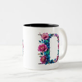 D Coffee Mok – Floral Design voor Gifting (Voorkant rechts)