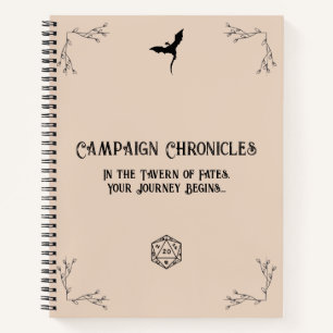 D&D Campaign Chronicle-Notitieboek Notitieboek