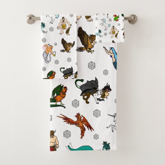D&D-doeken en -monsters Bad Handdoek (Insitu)