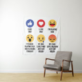 D&D Emojis Wandkleed (In situ)