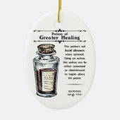 D&D Greater Healing Potion Ceramic Ornaming Keramisch Ornament (Voorkant)