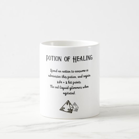 D&D Healing Potion Koffie Mok (Center)