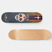 D.D.L.M. Calavera Skateboard (Horizontaal)