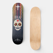 D.D.L.M. Calavera Skateboard (Voorkant)