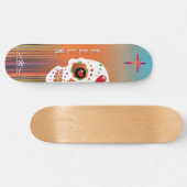 D.D.L.M. Calavera Skateboard (Horizontaal)