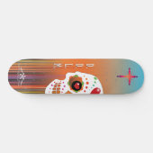 D.D.L.M. Calavera Skateboard (Horizontaal)