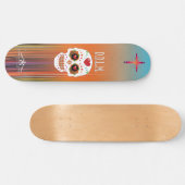 D.D.L.M. Calavera Skateboard (Horizontaal)