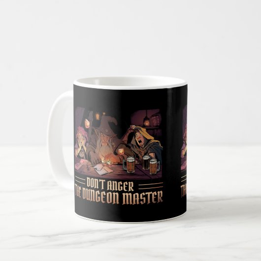 D&D Mug café, DnD Dungeon Master Cadeau (Devant gauche)