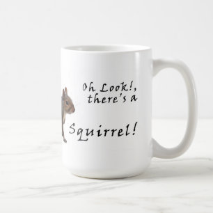 D.D. Oh kijk, er is een eekhoorn Koffiemok