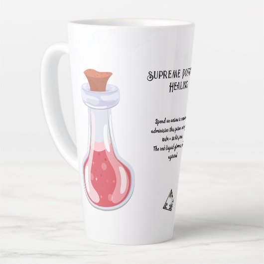 D&D Potion de guérison suprême Potion de café Mug (Angle gauche)