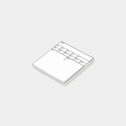 D&D Stat Block Post-it® Notes (Schuin)