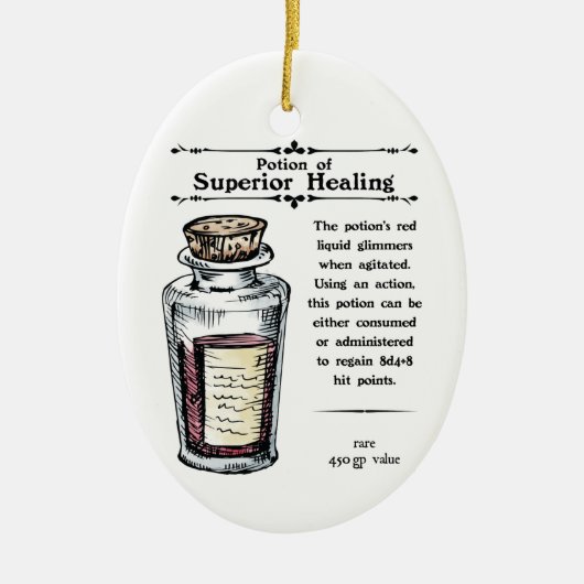 D&D superieur herstellend Positie keramisch Orname Ornament (Voorkant)