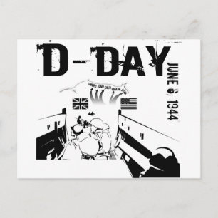 D-DAG 6 juni 1944 Briefkaart