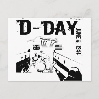 D-DAG 6 juni 1944 Briefkaart